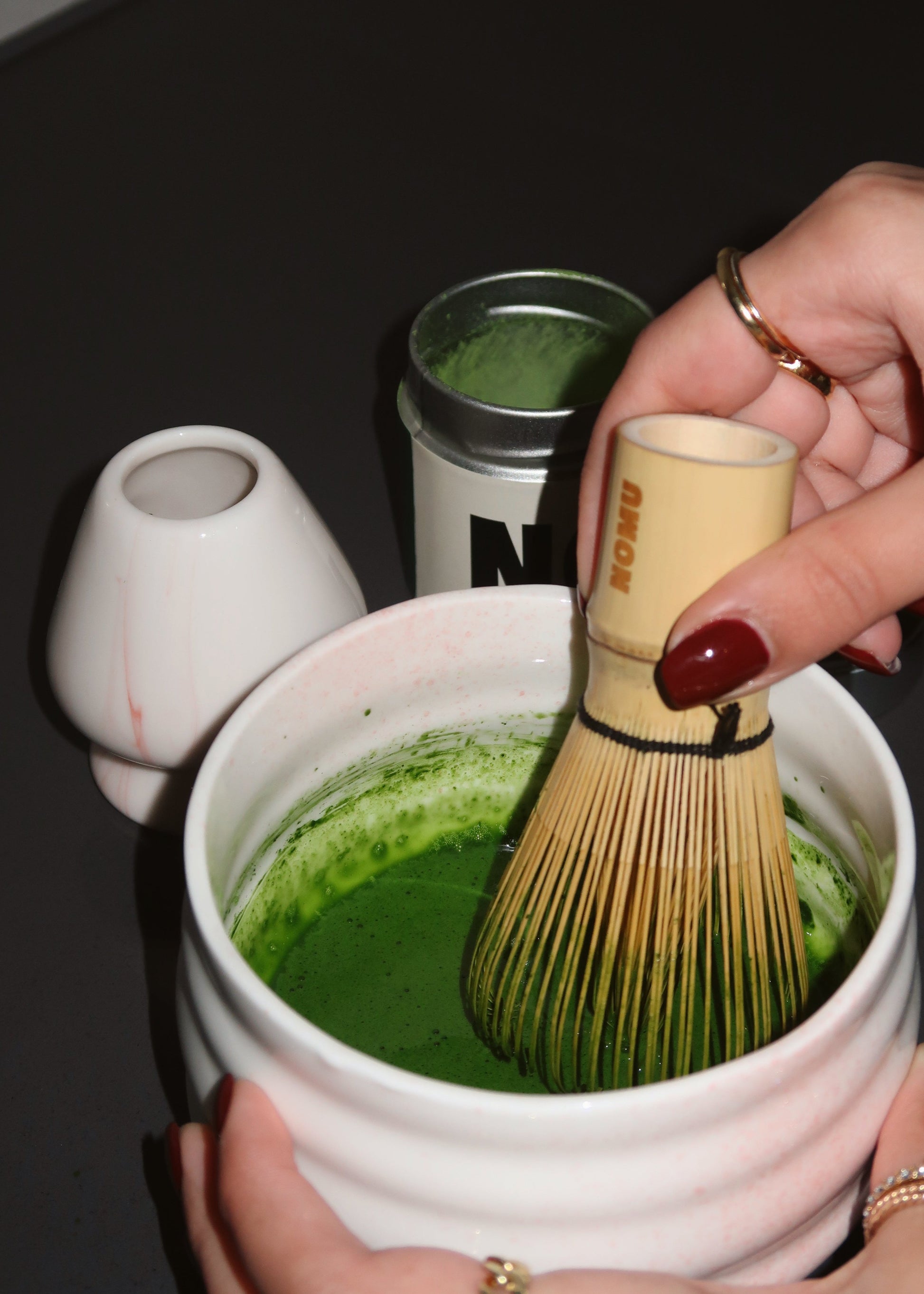 NOMU handcrafted Japanese Chasen bamboo matcha whisk